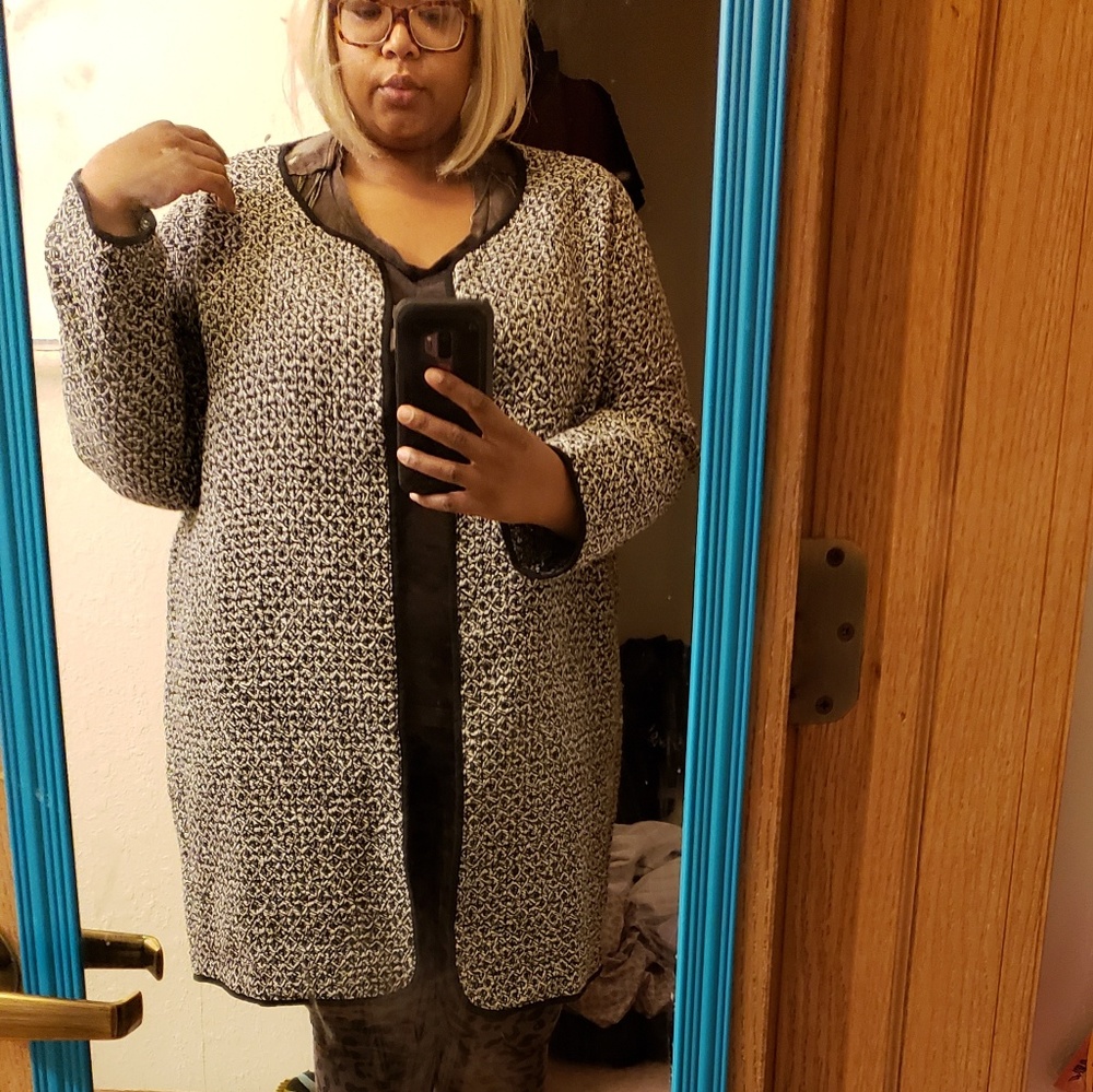 Grey wool coat